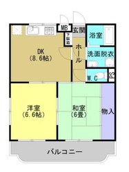 グランドハイツ関根ＩＩの物件間取画像